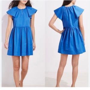 Tide Blue Flutter Sleeve Sundress| 100% Cotton| Vineyard Vines |Sz S